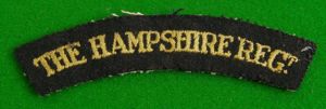 The Hampshire Regiment.