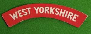 West Yorkshire Regiment.