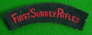 21st. County of London Regiment.{First Surrey Rifles}
