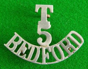 Bedfordshire Regiment.