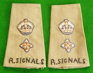 Royal Corps of Signals.