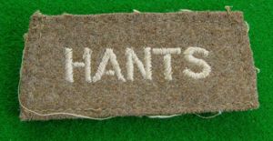 Hampshire Regiment.