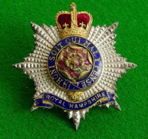 Royal Hampshire Regiment.