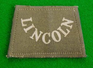 Lincolnshire Regiment.