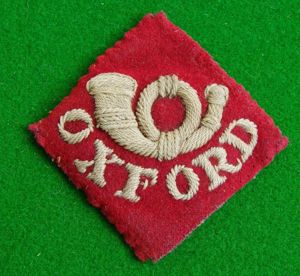Oxfordshire Light Infantry.