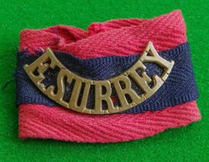 East Surrey Regiment.