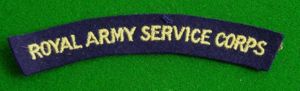 Royal Army Service Corps.