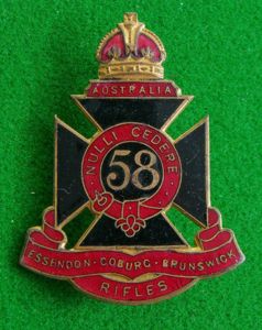 Australian Infantry.