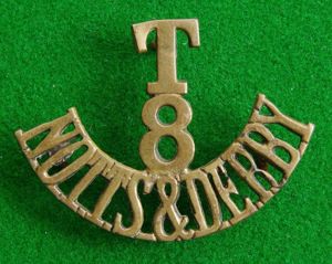 Nottinghamshire & Derbyshire Regiment.{Sherwood Foresters}