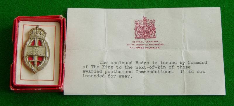 The King's Badge for Brave Conduct for Civilians. — image 2