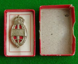 The King's Badge for Brave Conduct for Civilians.