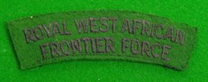 Royal West African Frontier Force.