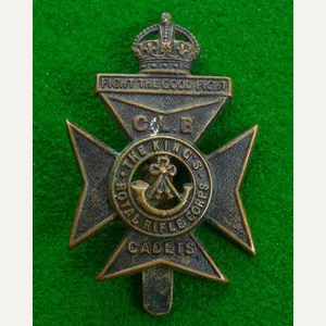 King's Royal Rifle Corps-Cadets.