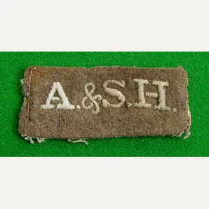 Argyll & Sutherland Highlanders.