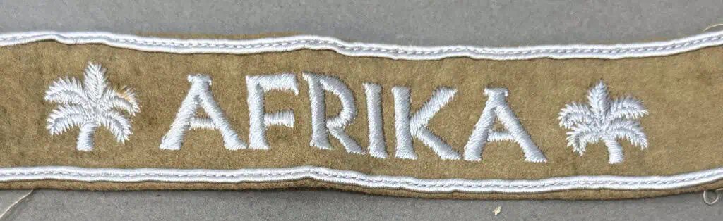 VERY RARE Original WWII German AFRICA CORPS EM/NCO'S TROPICAL BELT. (Tropen Koppel) AND BUCKLE Certified — image 5