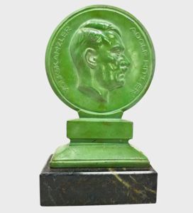 Original RARE OUTSTANDING Adolf Hitler Volkskanzler / Deutschland Erwache Desk …