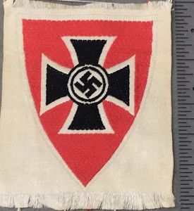 Original WWII German NSDAP (NAZI PARTY) DRKB MEMBER'S ARMBAND EMBLEM …
