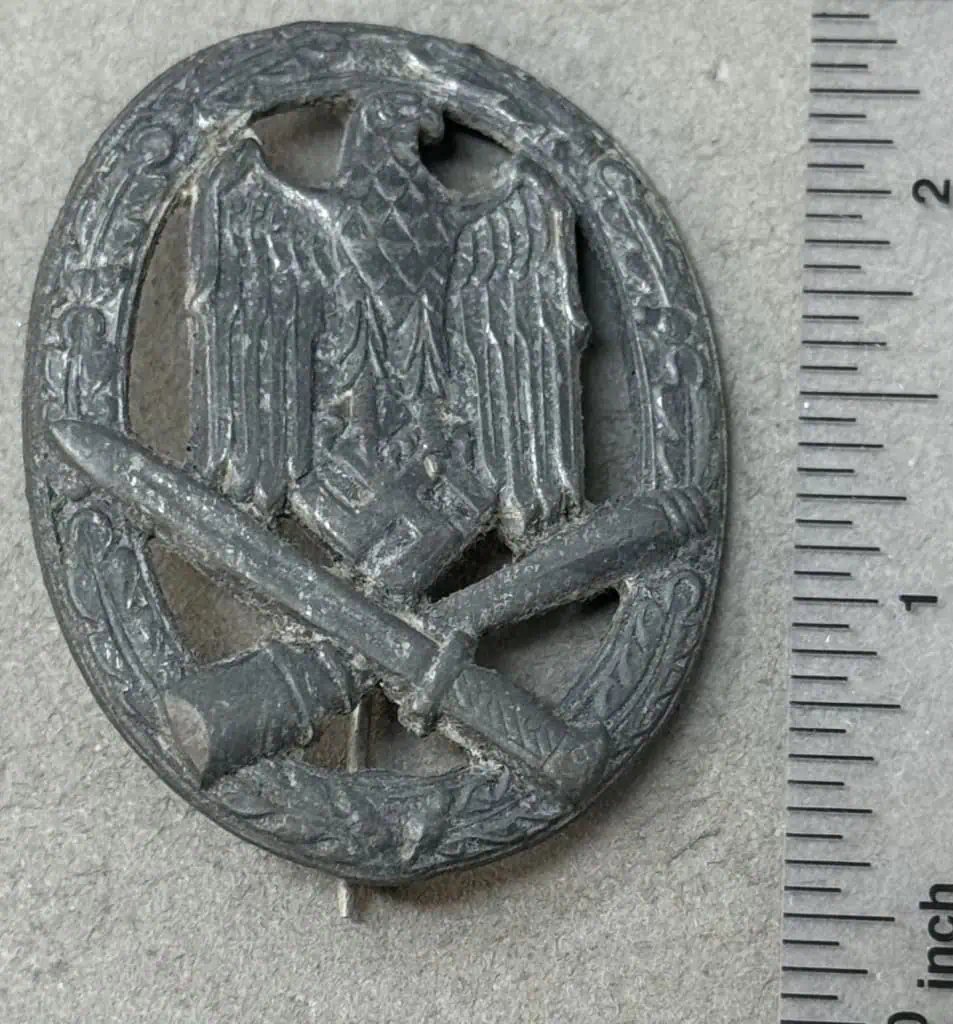 Very Nice Original WWII German General Assault Badge Certified By The Gettysburg Museum Of History — image 3