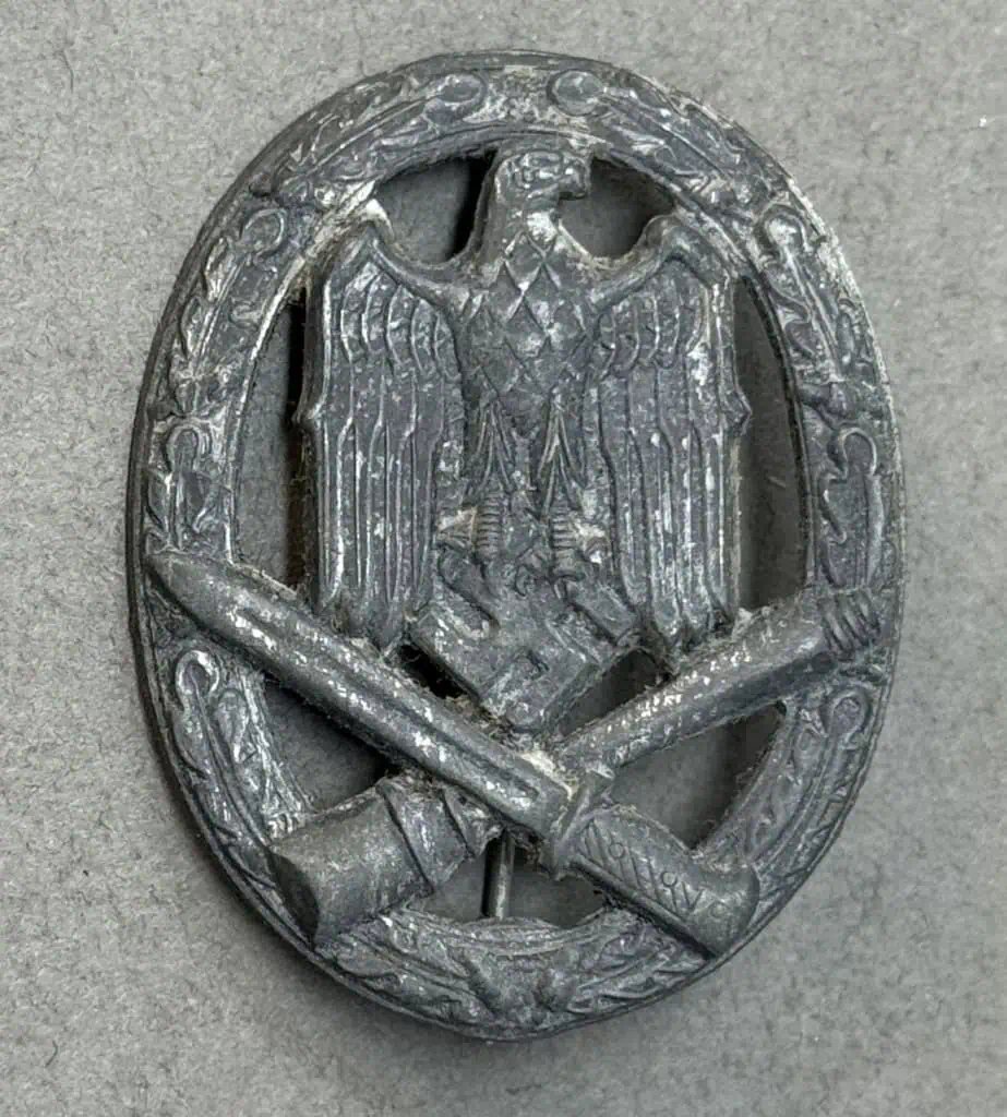 Very Nice Original WWII German General Assault Badge Certified By The Gettysburg Museum Of History — image 6