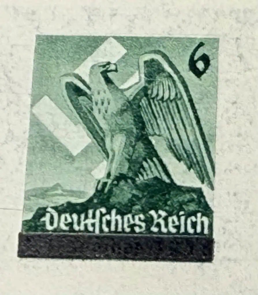 Original Classic Adolf Hitler Color Postcard Circa 1938 Certified By The Gettysburg Museum Of History — image 4