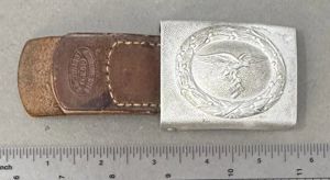 Original WWII German Luftwaffe (Airforce) EM/NCO'S BELT BUCKLE. (Koppelschloß) With …
