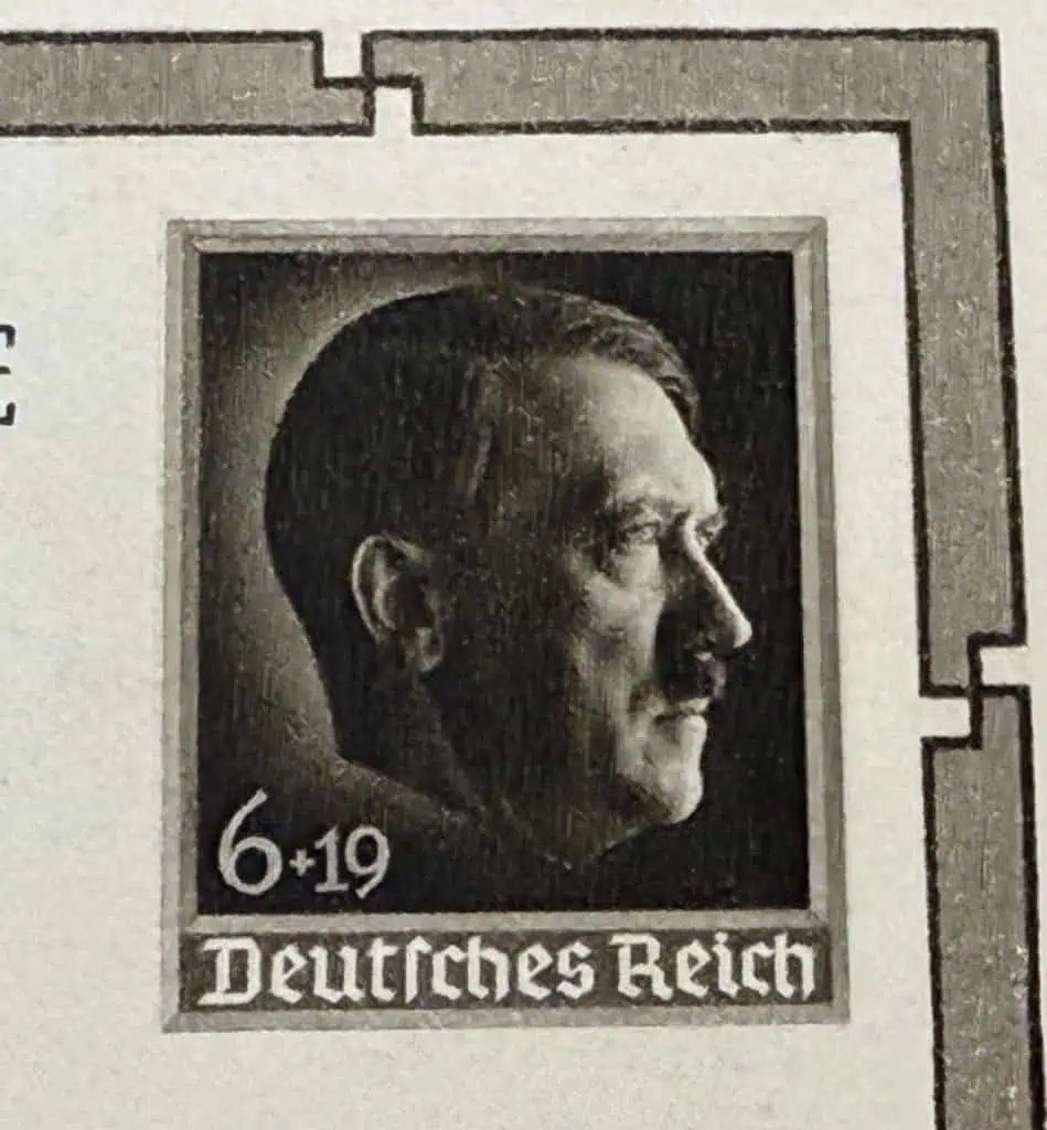 Original Classic Adolf Hitler Postcard By Hoffman Circa 1934 Certified By The Gettysburg Museum Of History — image 2
