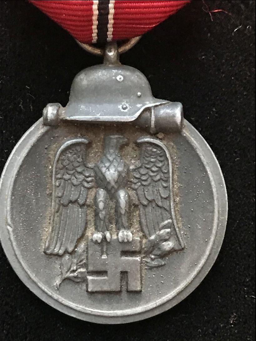 Original WWII German Russian Front Medal Brought Home By A U.S. Veteran Certified — image 2