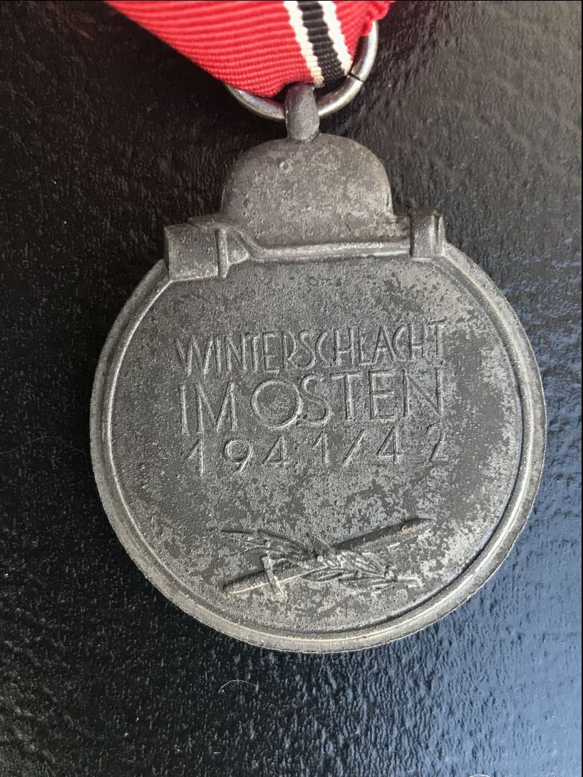 Original WWII German Russian Front Medal Brought Home By A U.S. Veteran Certified — image 7
