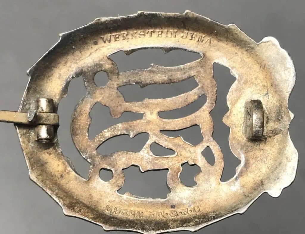 Original German NSDAP (NAZI PARTY) DRL Sports Badge In Bronze Certified By The Gettysburg Museum Of History — image 10