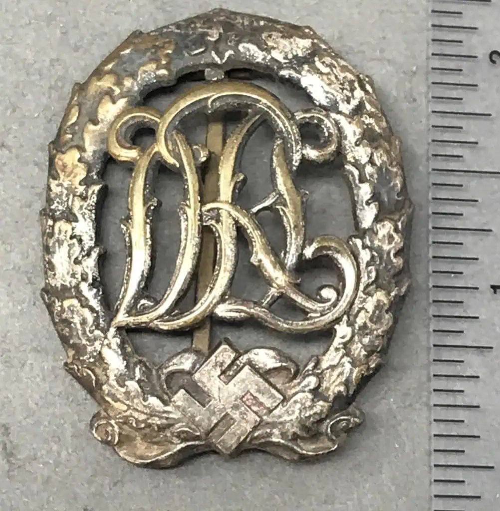 Original German NSDAP (NAZI PARTY) DRL Sports Badge In Bronze Certified By The Gettysburg Museum Of History — image 6