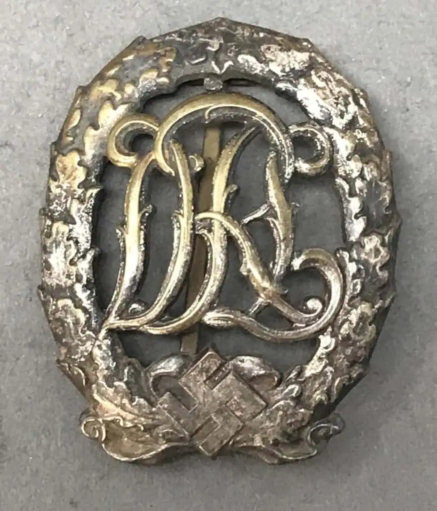 Original German NSDAP (NAZI PARTY) DRL Sports Badge In Bronze Certified By The Gettysburg Museum Of History — image 7
