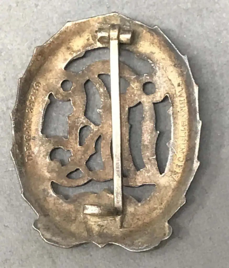 Original German NSDAP (NAZI PARTY) DRL Sports Badge In Bronze Certified By The Gettysburg Museum Of History — image 8