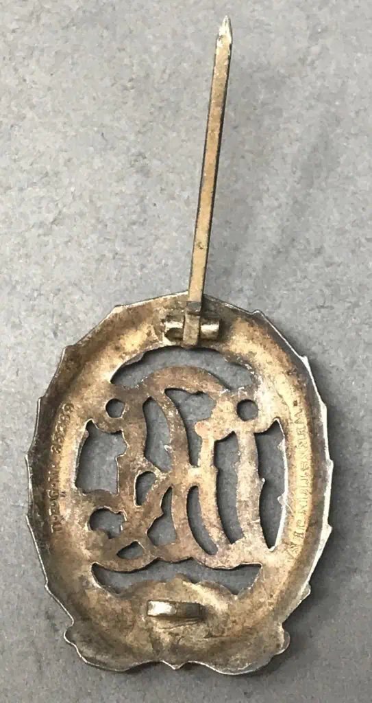 Original German NSDAP (NAZI PARTY) DRL Sports Badge In Bronze Certified By The Gettysburg Museum Of History — image 9