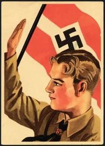 Original WWII German One Piece Hitler Youth Arm Band Brought …