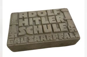 OUTSTANDING ORIGINAL Adolf Hitler Schule Foundation Stone For Gau Saarpfalz …