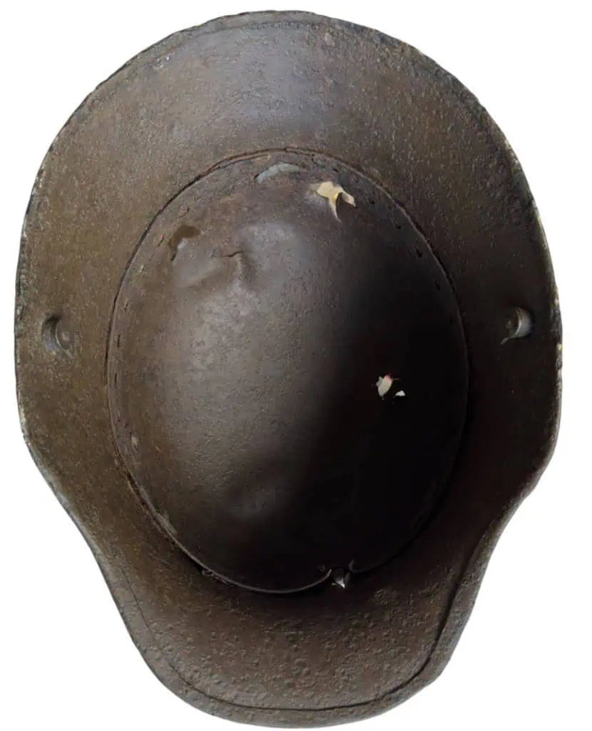 Original Battle Damaged WWII German Waffen SS M-35 DOUBLE Decal Combat Helmet Relic Recovered On The Eastern Front Certified — image 10