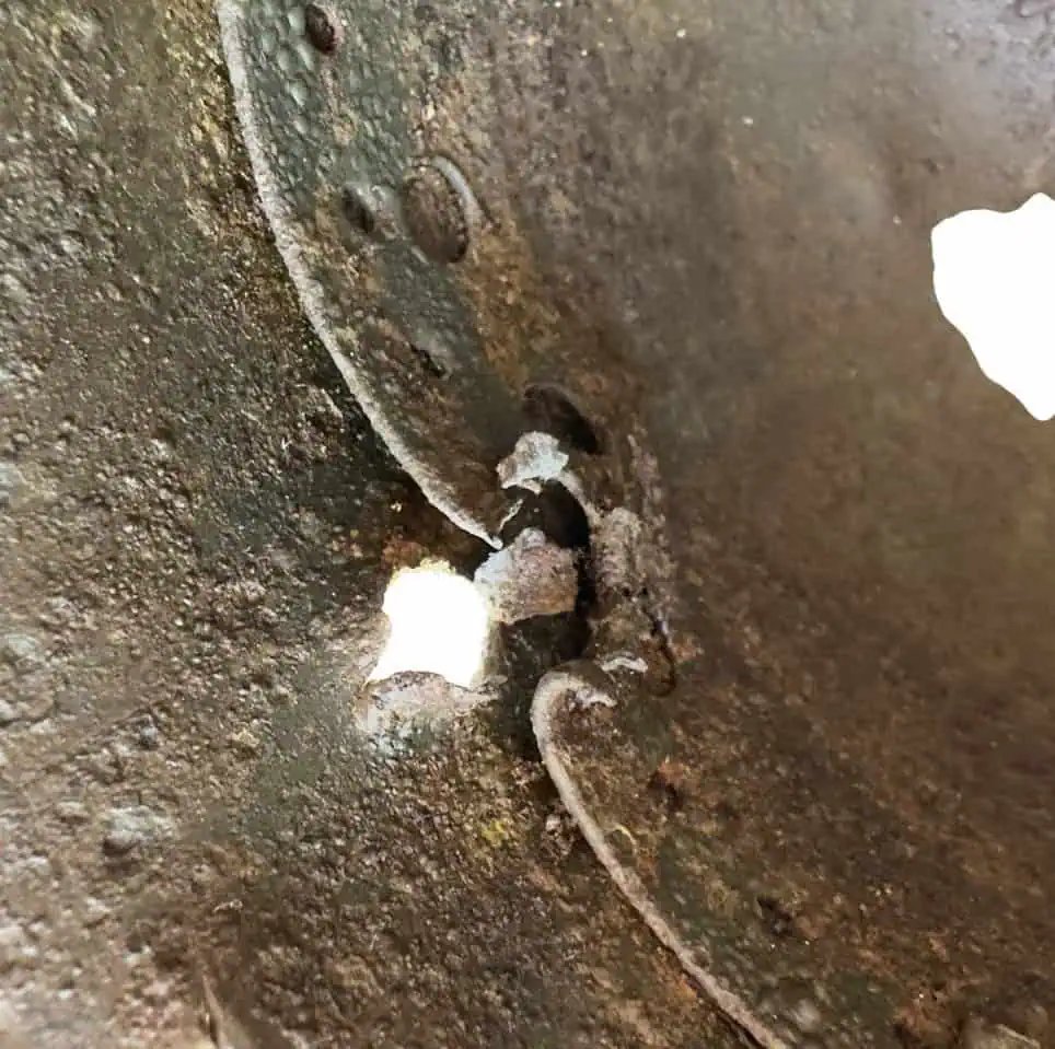 Original Battle Damaged WWII German Waffen SS M-35 DOUBLE Decal Combat Helmet Relic Recovered On The Eastern Front Certified — image 15