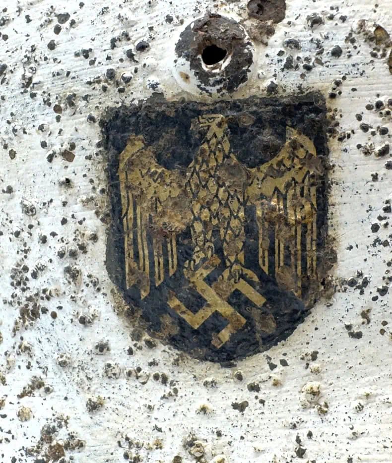 Original WWII German TeNo PERSONNEL'S ARMBAND. (Armelbinde) With Stamp Certified — image 2