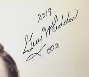 Original HAND Signed (Autographed) WWII 101st Airborne Paratrooper PRINT Guy …