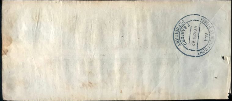 Authentic Civil War Confederate Money, $100.00 'Train' Note Standard Grade Certified By The Gettysburg Museum Of History — image 4