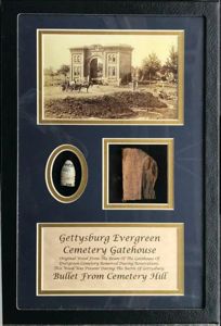 The Gatehouse At Evergreen Cemetery Gettysburg Witness Wood and Bullet …