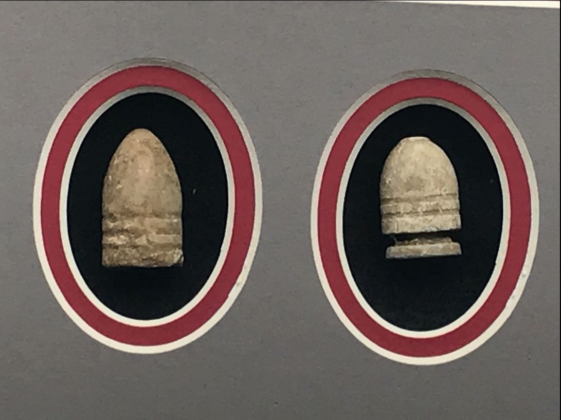 Authentic Confederate Money & Civil War Bullets Display In Collectors Glass Case Certified By The Gettysburg Museum Of History — image 5