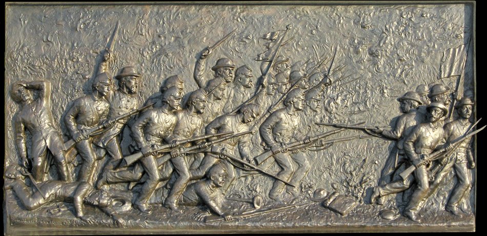 The First Minnesota Battlefield Wood and Bullet Display Gettysburg In Collectors Glass Case — image 9