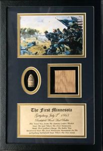 The First Minnesota Battlefield Wood and Bullet Display Gettysburg In …