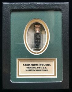 A Vial Of Black Sand From Iwo Jima Plus WWII …