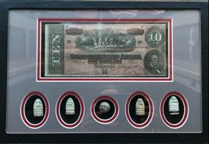 Authentic Confederate Money With Bullets From The Battle Of Gettysburg …