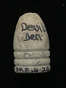 Authentic Civil War Bullet Recovered At Devil's Den Gettysburg Battlefield