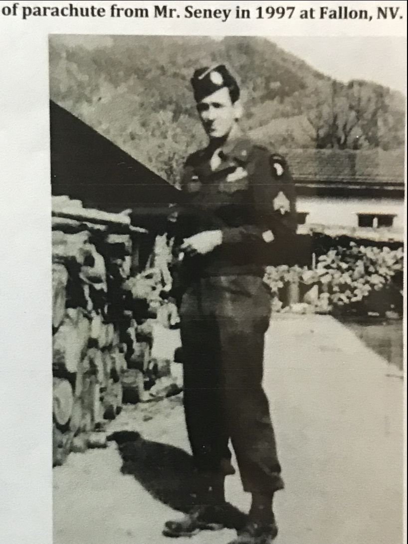 Authentic Piece Of Named D-Day Used U.S. Parachute From 101st Airborne Paratrooper Certified — image 3