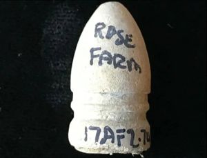 Original Confederate Two Ring Bullet Recovered On The Rose Farm …