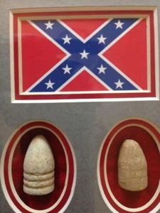 Confederate Flag Collectors Relic Box With Authentic Civil War Bullets …